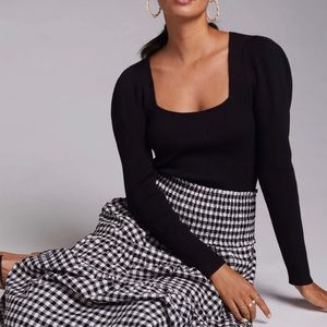 NWT Anthropologie Maeve square neck sweater!